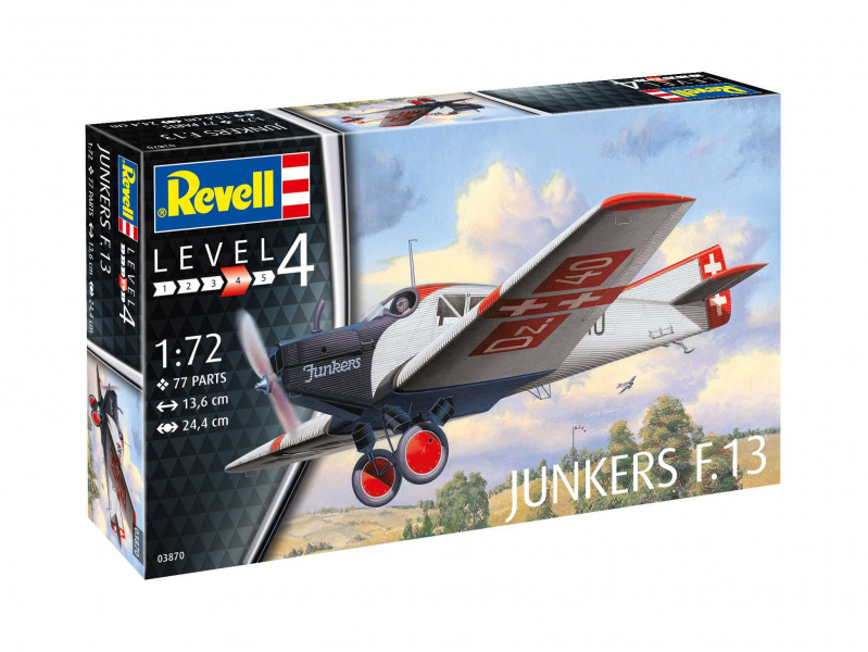 Junkers F.13 (1:72) Revell 03870 - Junkers F.13