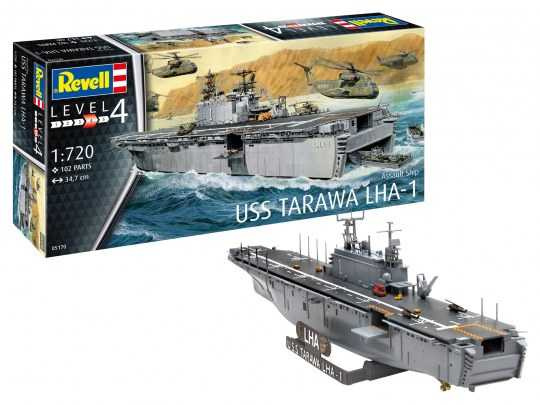 Assault Ship USS Tarawa LHA-1 (1:720) Revell 05170 - Assault Ship USS Tarawa LHA-1