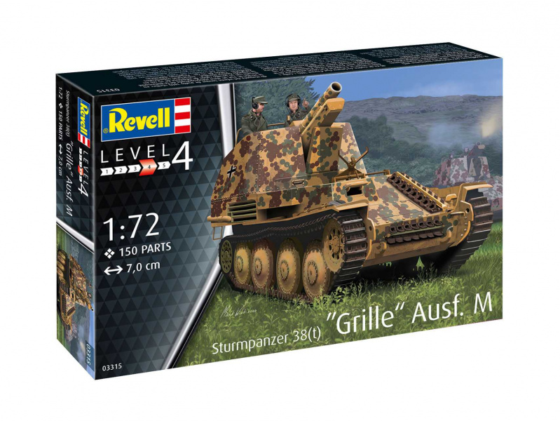 Sturmpanzer 38(t) Grille Ausf. M (1:72) Revell 03315 - Sturmpanzer 38(t) Grille Ausf. M