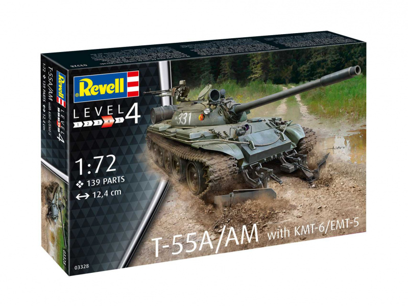T-55A/AM with KMT-6/EMT-5 (1:72)*Revell 03328 - T-55A/AM with KMT-6/EMT-5