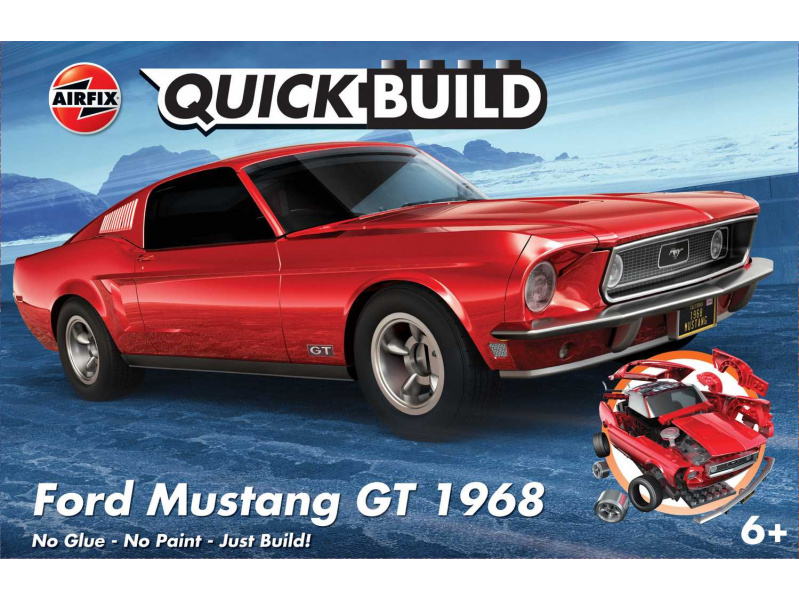 Ford Mustang GT 1968 Airfix J6035 - Ford Mustang GT 1968