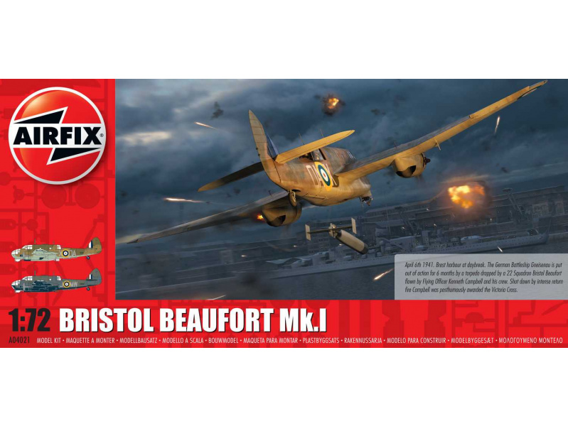 Bristol Beaufort Mk.1 (1:72) Airfix A04021 - Bristol Beaufort Mk.1