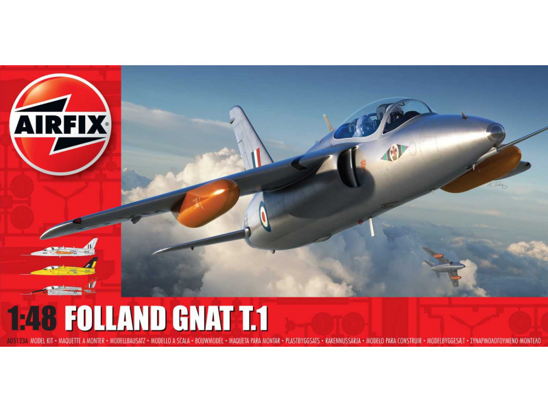 Folland Gnat T.1 (1:48) Airfix A05123A - Folland Gnat T.1