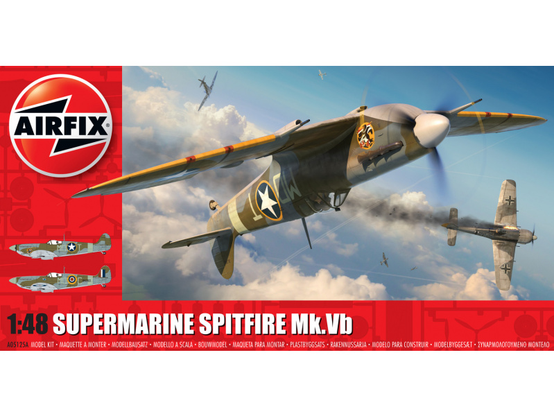 Supermarine Spitfire Mk.Vb (1:48) Airfix A05125A - Supermarine Spitfire Mk.Vb