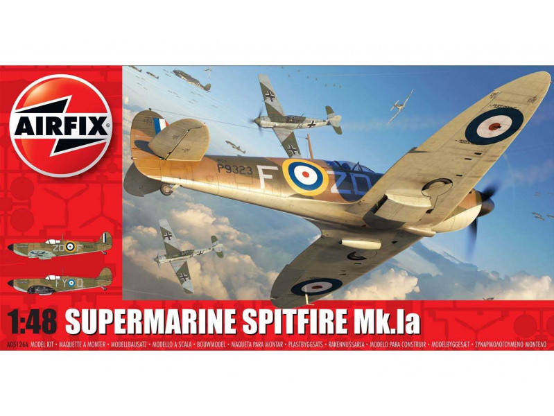 Supermarine Spitfire Mk.1a (1:48) Airfix A05126A - Supermarine Spitfire Mk.1a