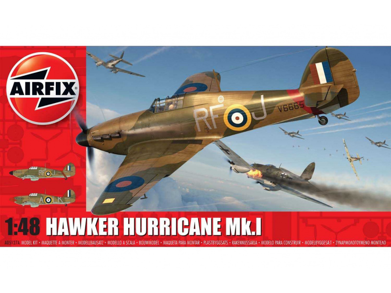 Hawker Hurricane Mk.1 (1:48) Airfix A05127A - Hawker Hurricane Mk.1