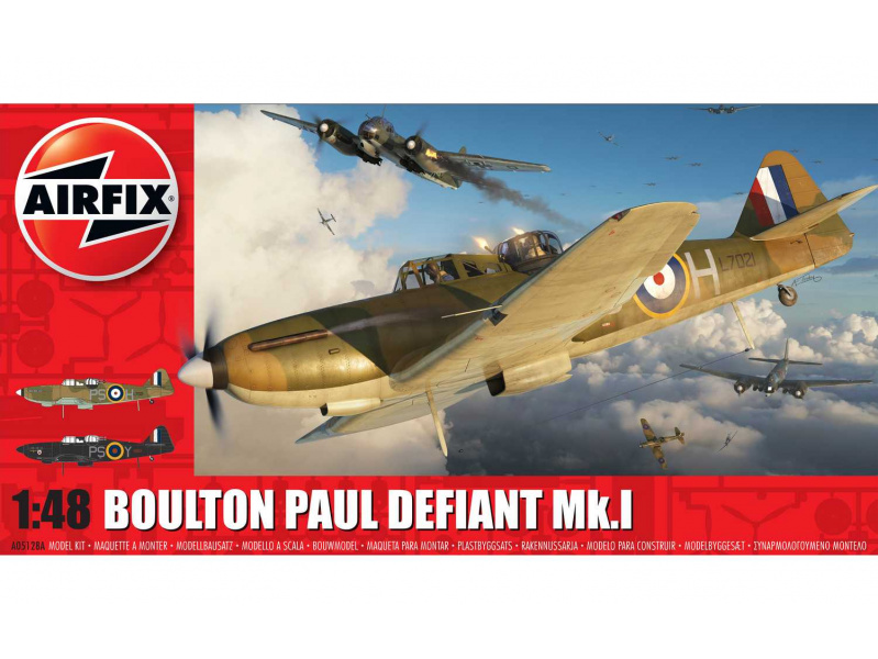 Boulton Paul Defiant Mk.1 (1:48) Airfix A05128A - Boulton Paul Defiant Mk.1