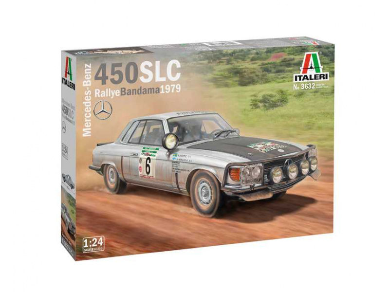 Mercedes-Benz 450SLC Rallye Bandama 1979 (1:24)*Italeri 3632 - Mercedes-Benz 450SLC Rallye Bandama 1979