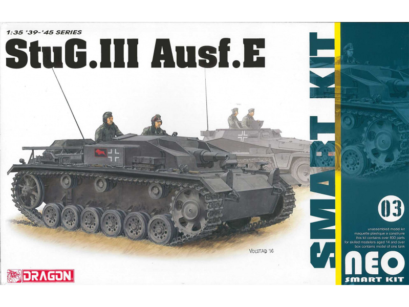 StuG.III Ausf.E (Neo Smart Kit) (1:35) Dragon 6818 - StuG.III Ausf.E (Neo Smart Kit)