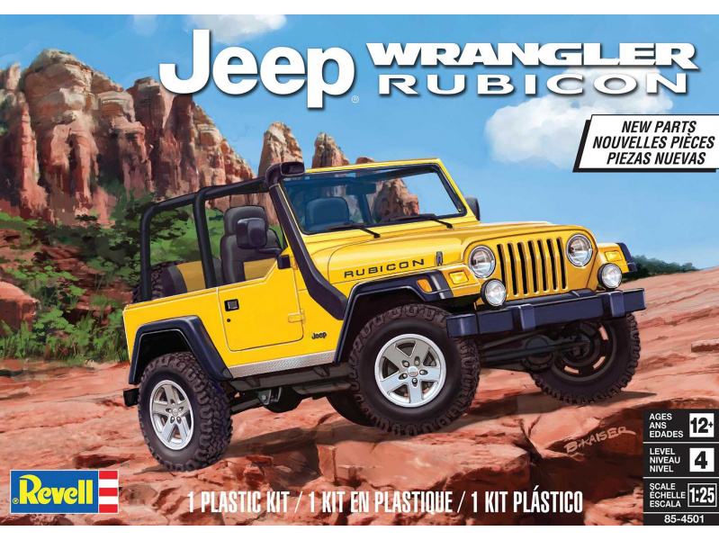Jeep® Wrangler Rubicon (1:25) Monogram 4501 - Jeep® Wrangler Rubicon