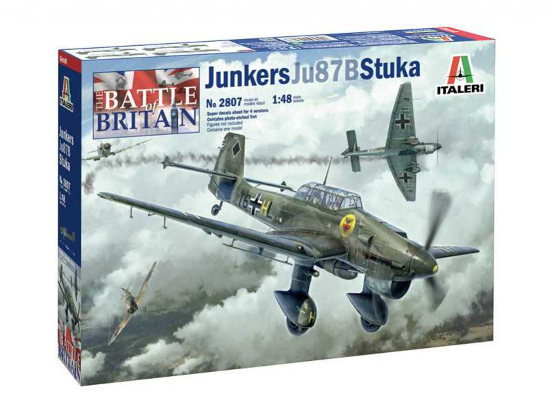 Ju-87B Stuka - Battle of Britain 80th Anniversary (1:48) Italeri 2807 - Ju-87B Stuka - Battle of Britain 80th Anniversary
