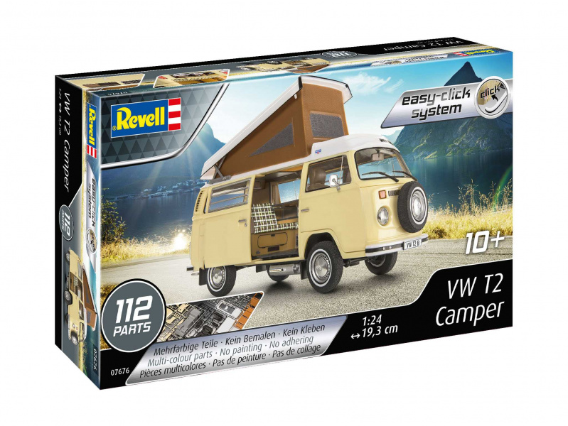 VW T2 Camper (1:24) Revell 07676 - VW T2 Camper