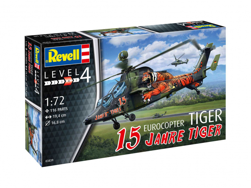 Eurocopter Tiger - "15 Years Tiger" (1:72) Revell 03839 - Eurocopter Tiger - "15 Years Tiger"