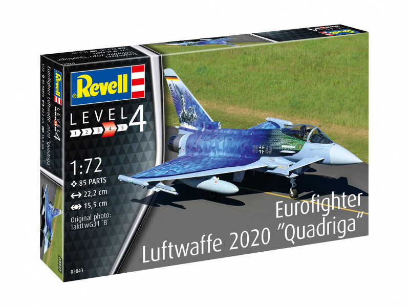 Eurofighter "Luftwaffe 2020 Quadriga" (1:72) Revell 03843 - Eurofighter "Luftwaffe 2020 Quadriga"