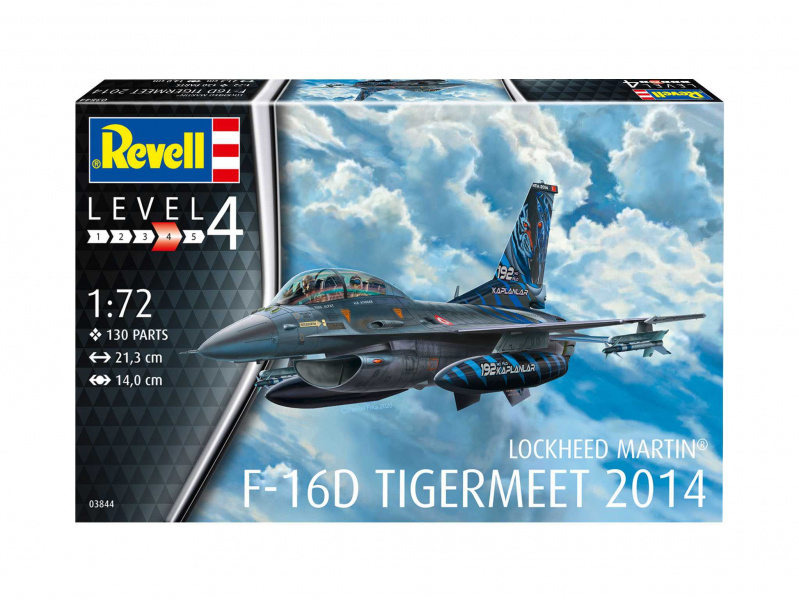 Lockheed Martin F-16D Tigermeet 2014 (1:72) Revell 03844 - Lockheed Martin F-16D Tigermeet 2014