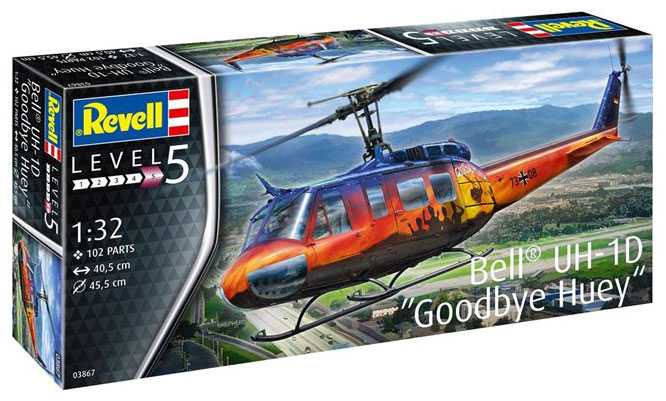 Bell UH-1D "Goodbye Huey" (1:32) Revell 03867 - Bell UH-1D "Goodbye Huey"