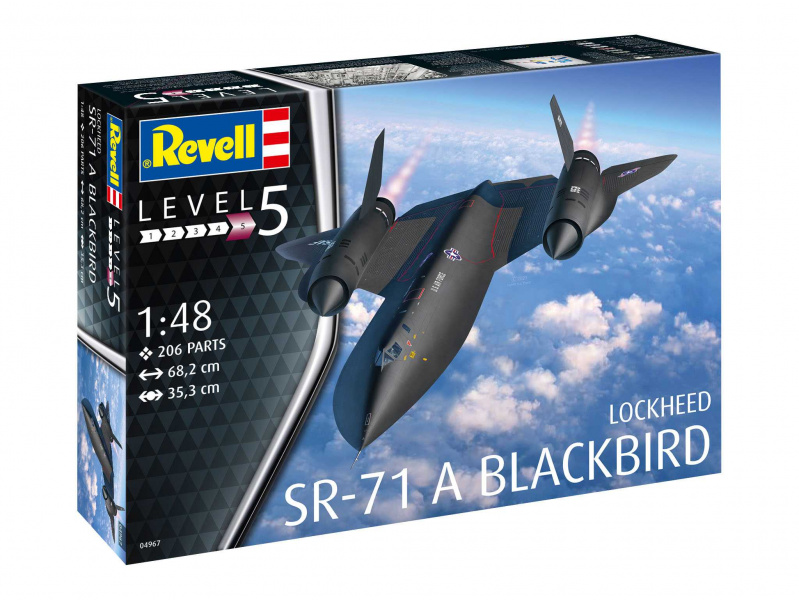 Lockheed SR-71 A Blackbird (1:48) Revell 04967 - Lockheed SR-71 A Blackbird