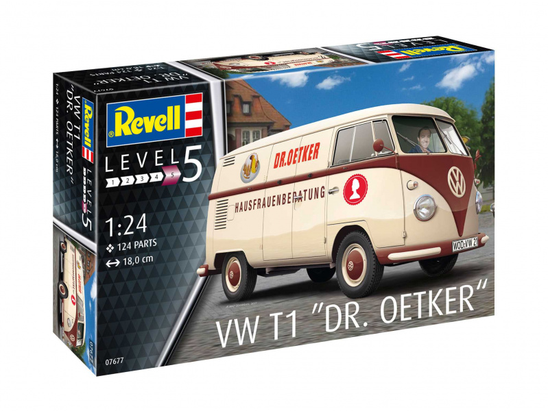VW T1 "Dr. Oetker" (1:24) Revell 07677 - VW T1 "Dr. Oetker"