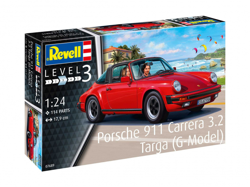Porsche 911 Targa (G-Model) (1:24) Revell 07689 - Porsche 911 Targa (G-Model)