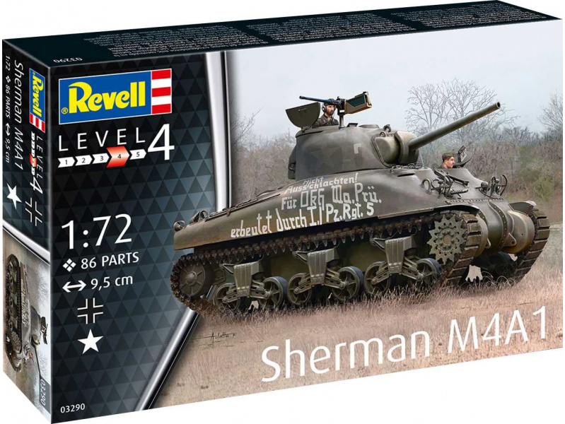 Sherman M4A1 (1:72) Revell 03290 - Sherman M4A1