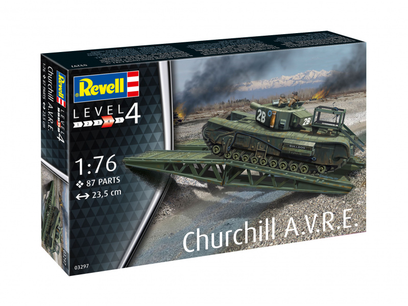 Churchill A.V.R.E. (1:76) Revell 03297 - Churchill A.V.R.E.