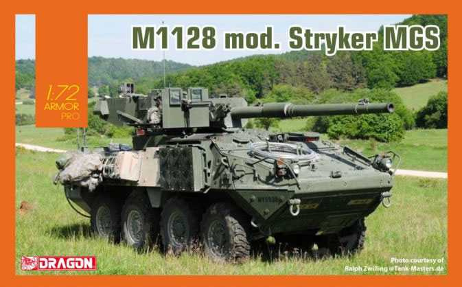 M1128 Mod. Stryker MGS (1:72) Dragon 7687 - M1128 Mod. Stryker MGS