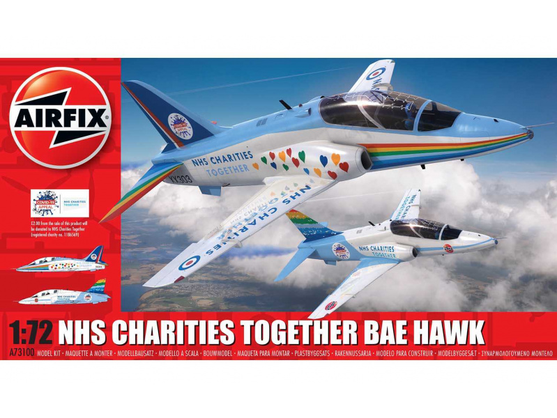 NHS Charities Together Hawk (1:72) Airfix A73100 - NHS Charities Together Hawk