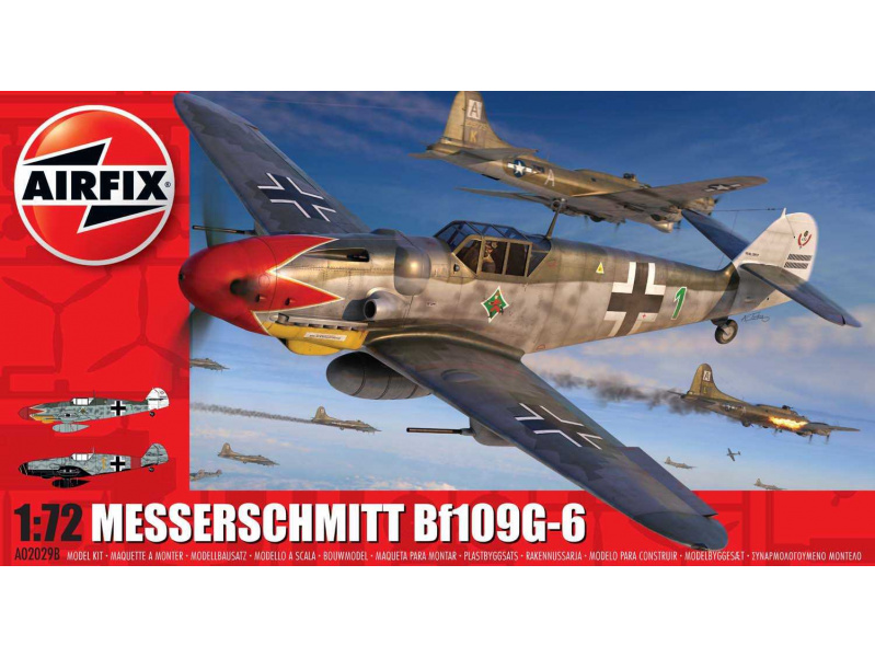 Messerschmitt Bf109G-6 (1:72) Airfix A02029B - Messerschmitt Bf109G-6