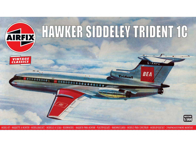Hawker Siddeley 121 Trident (1:144) Airfix A03174V - Hawker Siddeley 121 Trident