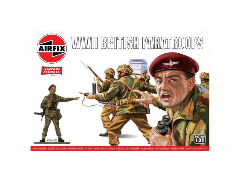 WWII British Paratroops (1:32) Airfix A02701V - WWII British Paratroops