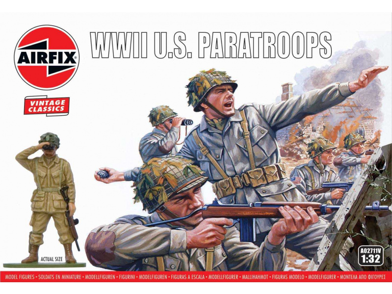 WWII U.S. Paratroops (1:32) Airfix A02711V - WWII U.S. Paratroops