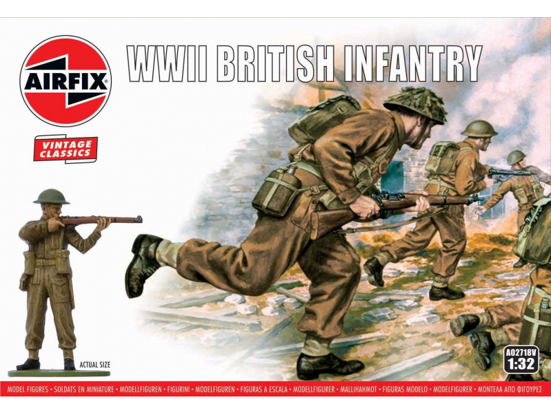 WWII British Infantry (1:32) Airfix A02718V - WWII British Infantry