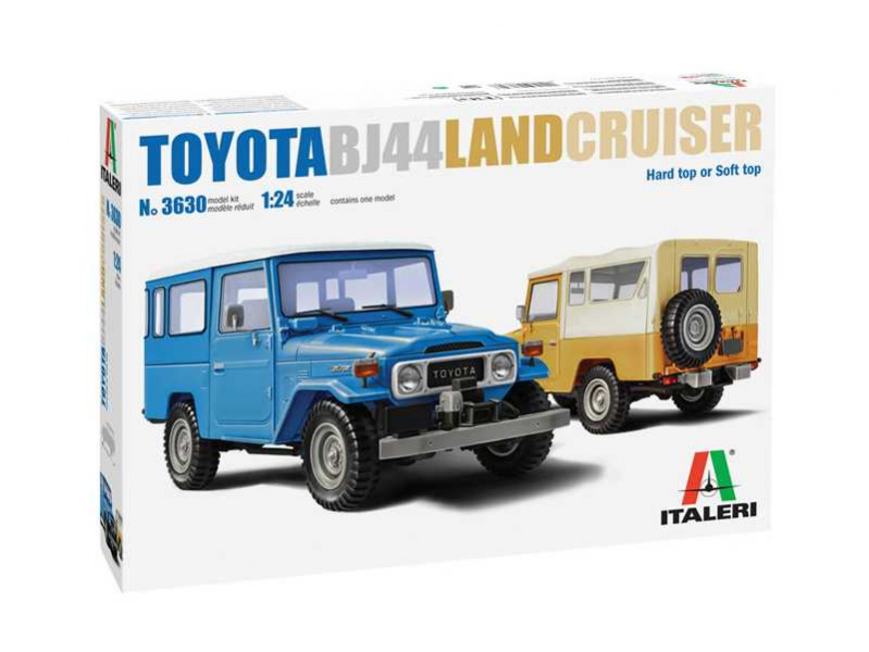Toyota Land Cruiser BJ-44 Soft/Hard Top (1:24) Italeri 3630 - Toyota Land Cruiser BJ-44 Soft/Hard Top