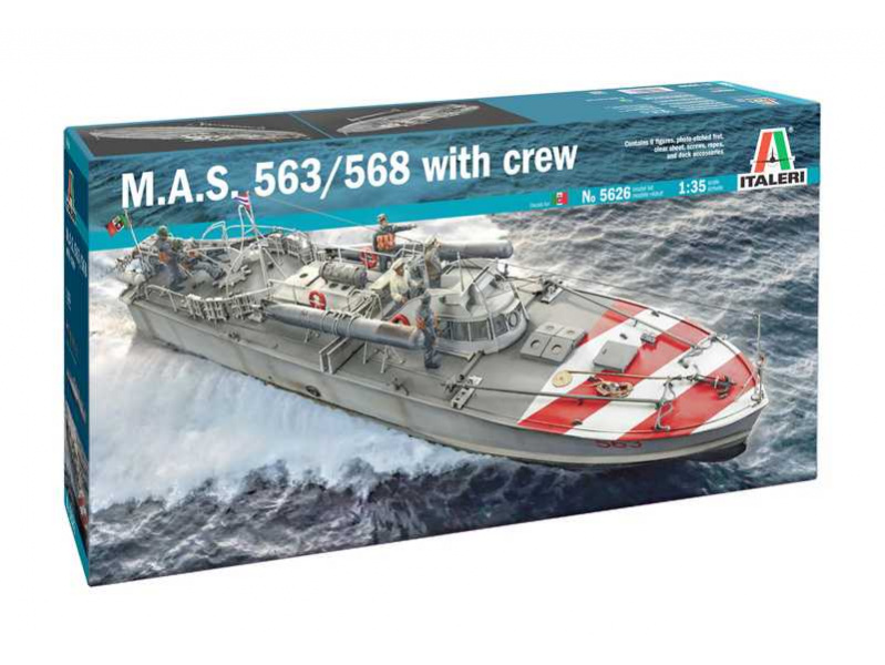 M.A.S. 563/568 with crew (1:35) Italeri 5626 - M.A.S. 563/568 with crew