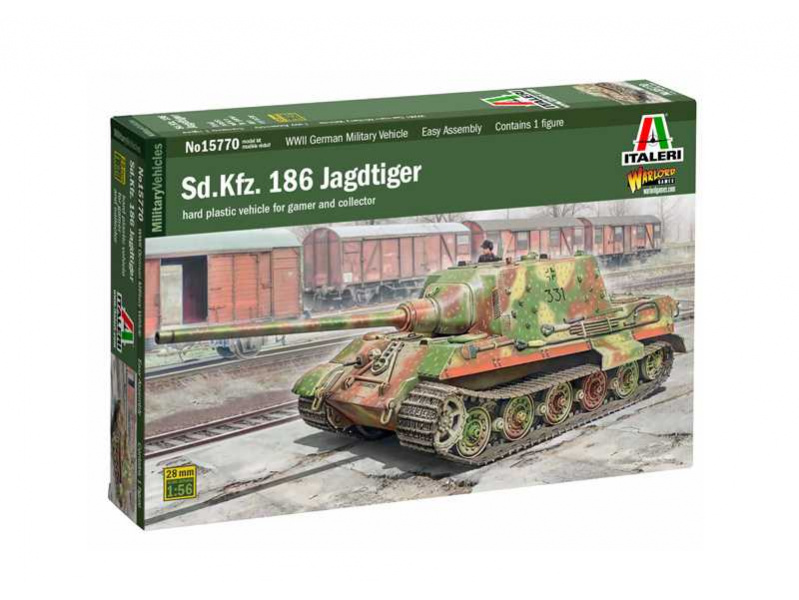 Sd.Kfz. 186 Jagdtiger (1:56) Italeri 15770 - Sd.Kfz. 186 Jagdtiger