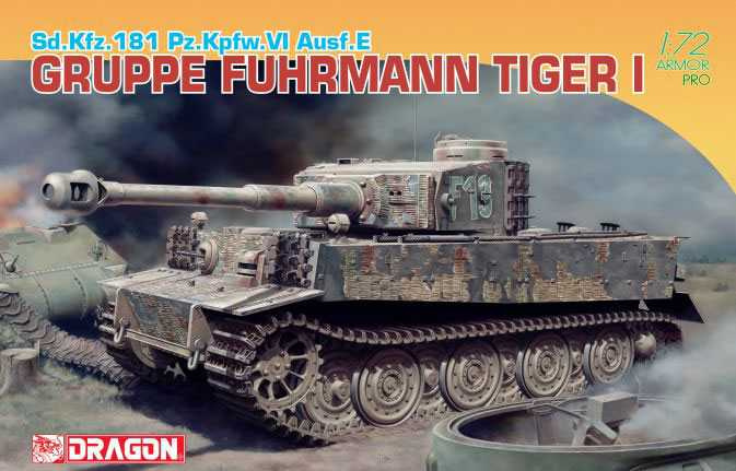 Sd.Kfz.181 Pz.Kfpw.VI Ausf.E Gruppe Fehrmann Tiger I (1:72) Dragon 7368 - Sd.Kfz.181 Pz.Kfpw.VI Ausf.E Gruppe Fehrmann Tiger I