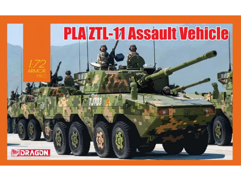 PLA ZTL-11 Assault Vehicle (1:72) Dragon 7683 - PLA ZTL-11 Assault Vehicle