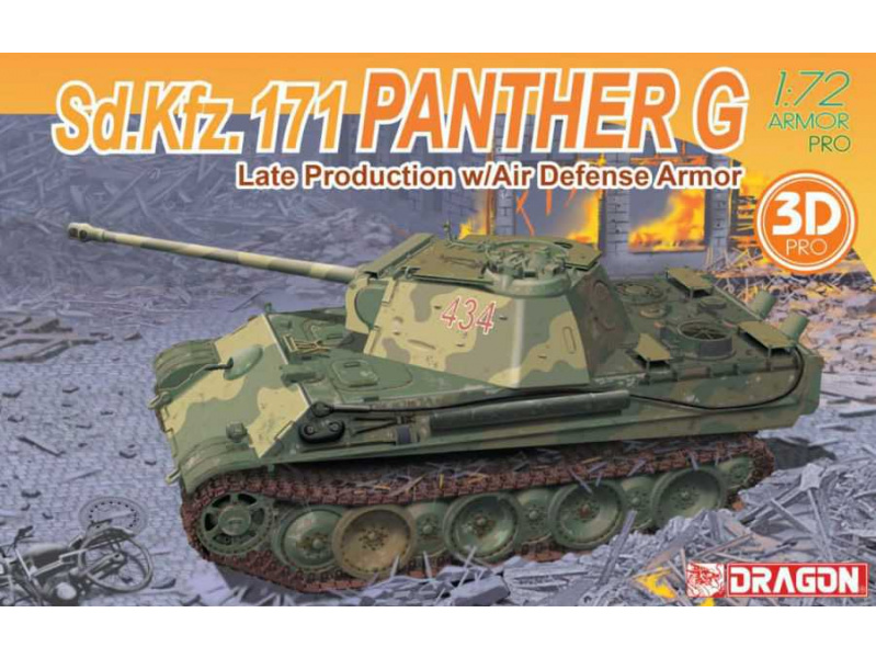Panther G Late Production w/Air Defense Armor (1:72) Dragon 7696 - Panther G Late Production w/Air Defense Armor