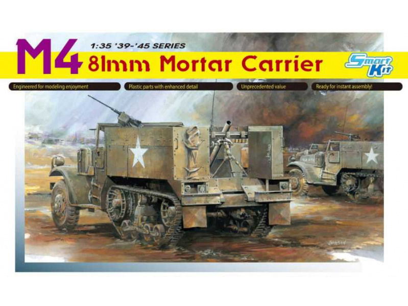 M4 81mm Mortar Carrier (1:35) Dragon 6361 - M4 81mm Mortar Carrier