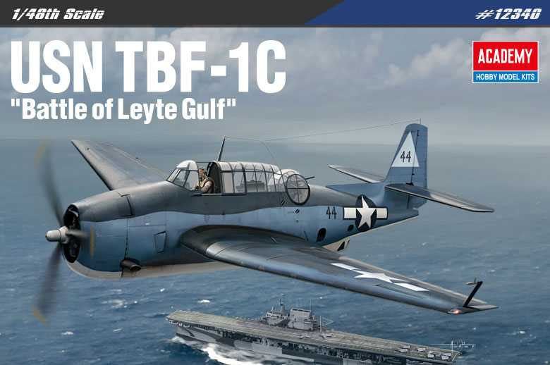 USN TBF-1C "Battle of Leyte Gulf" (1:48) Academy 12340 - USN TBF-1C "Battle of Leyte Gulf"