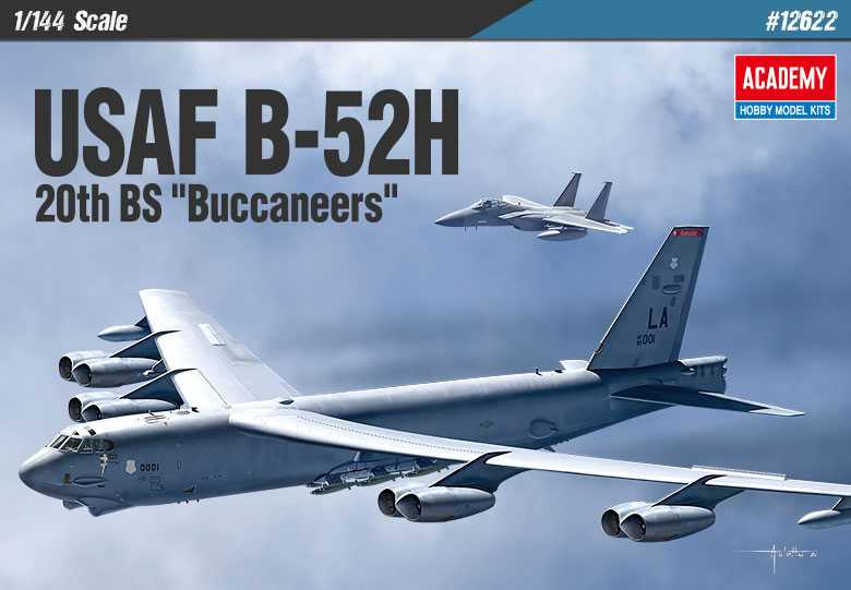 USAF B-52H 20th BS "Buccaneers" (1:144) Academy 12622 - USAF B-52H 20th BS "Buccaneers"