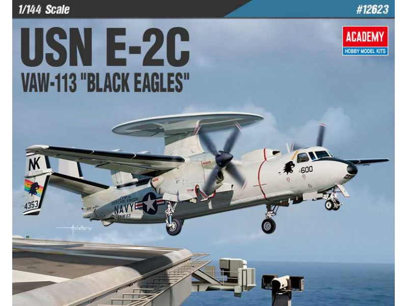 USN E-2C VAW-113 "BLACK EAGLES" (1:144) Academy 12623 - USN E-2C VAW-113 "BLACK EAGLES"
