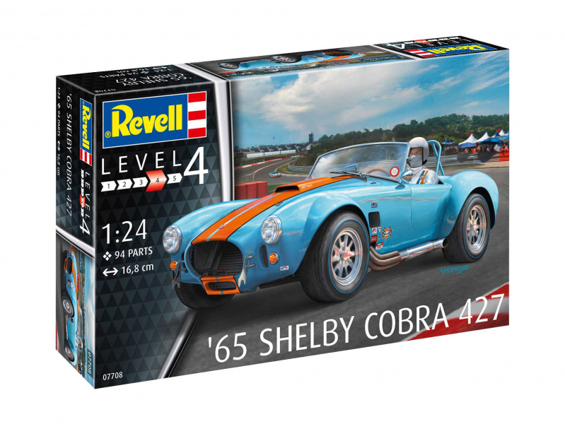 65 Shelby Cobra 427 (1:24) Revell 67708 - 65 Shelby Cobra 427