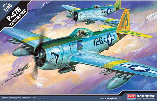 P-47N "EXPECTED GOOSE" (1:48) Academy 12281 - P-47N "EXPECTED GOOSE"