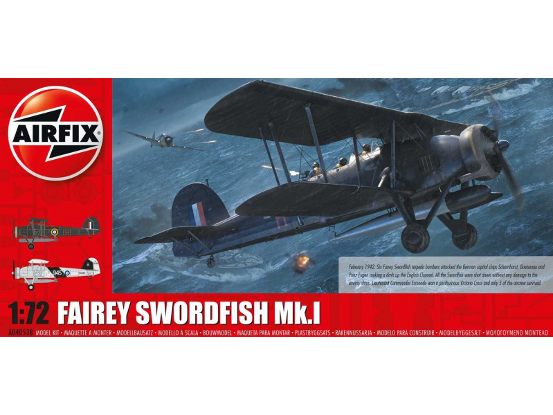 Fairey Swordfish Mk.I (1:72) Airfix A04053B - Fairey Swordfish Mk.I