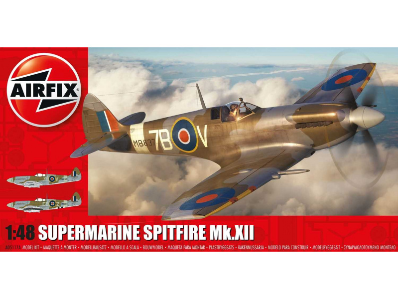 Supermarine Spitfire Mk.XII (1:48) Airfix A05117A - Supermarine Spitfire Mk.XII