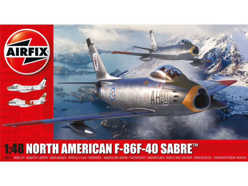 North American F-86F-40 Sabre (1:48) Airfix A08110 - North American F-86F-40 Sabre