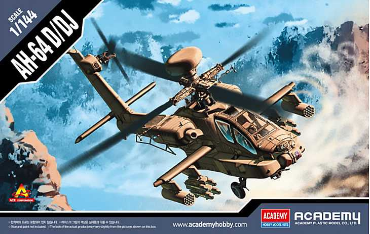 AH-64D/DJ (1:144) Academy 12625 - AH-64D/DJ