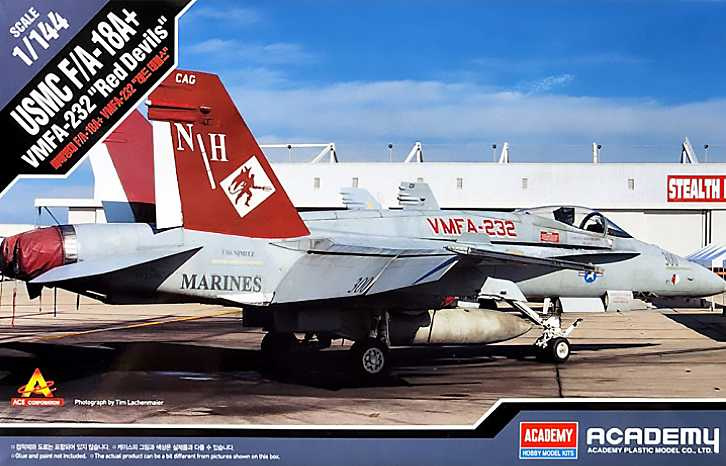 USMC F/A-18A+ VMFA-232 "Red Devils" (1:144) Academy 12627 - USMC F/A-18A+ VMFA-232 "Red Devils"