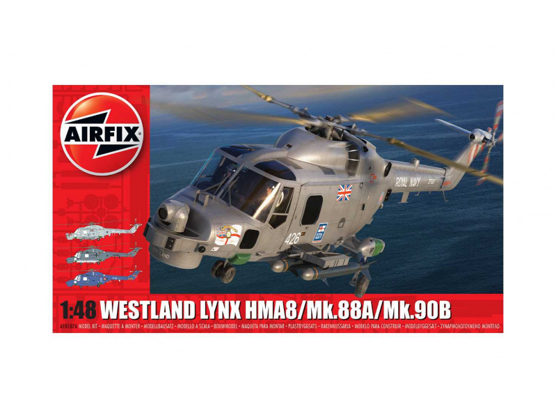 Westland Navy Lynx Mk.88A/HMA.8/Mk.90B (1:48) Airfix A10107A - Westland Navy Lynx Mk.88A/HMA.8/Mk.90B